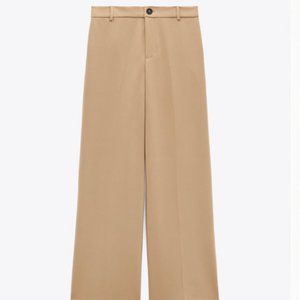 Zara Full Length Pants - Mid Camel